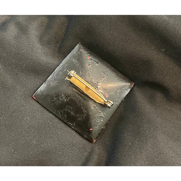 Vintage Enamel Brooch - Picture 3 of 3